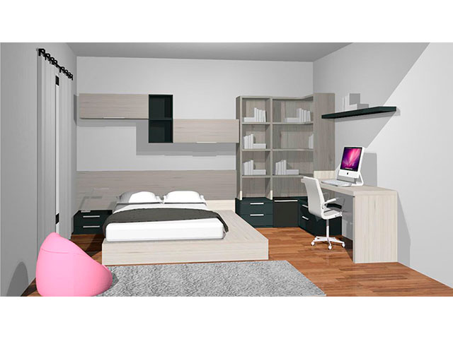 Dormitorio Juvenil diseño Boadilla