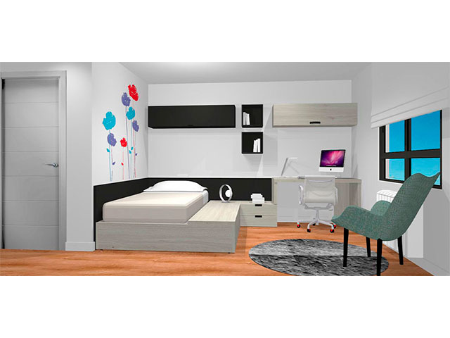 Dormitorio juvenil moderno Arroyomolinos
